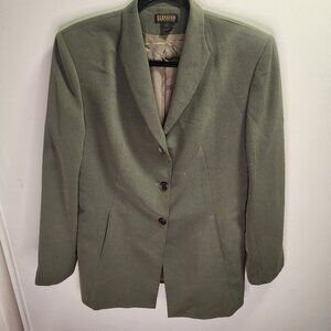 Georgiou Olive Green Suit Jacket - Size 14